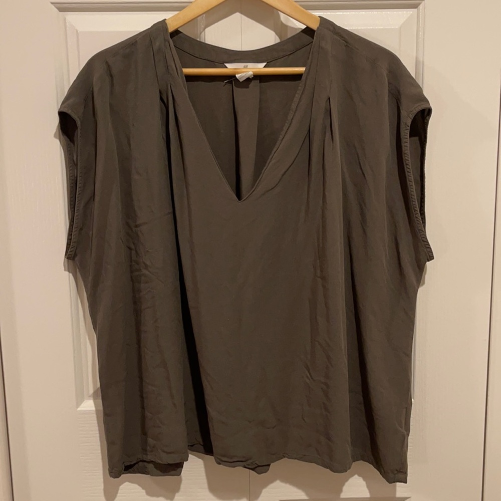 Vneck Almost Sleevless Tee